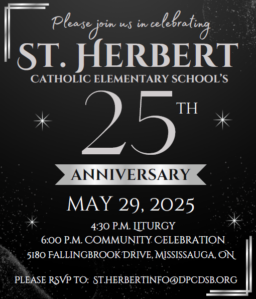St. Herbert 25th anniversary poster